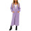 Women's Thin Type Stylish Cable Knit Cardigan with-Purple S 1