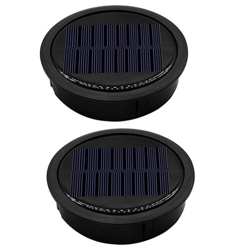 2 Pack  Solar Light Replacement Top for Outdoor Hanging Lanterns, More Powerful More  Efficient