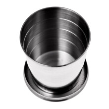 3X Folding Cup Telescopic Cup Retractable Cup Sports Hiking Camping 240ML Keychain