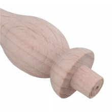 100 StüCk 7.6X1.8Cm Buche Unbemalt Unfertiges Holz Handwerk Spindeln Baluster für Hause Restaurant Dekor Reparatur Dekoration