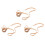 3X Beige Elastic Rubber String Nose Clip Protector for Swimming 1