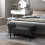 Upholstered Bed Bench with Soft Seat, Black 4