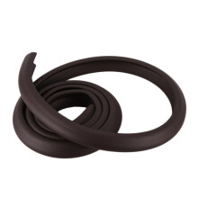 2X 2M Children Protection Table Guard Strip Baby Safety Products Glass Furniture Horror Crash Bar (Brown)