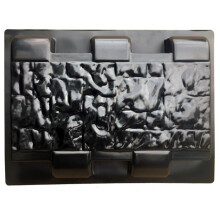 2X Irregularly Cement Mold Plastic Brick Stone Concrete Mould Garden Path Stone Pillar Mold Stepping Decorative Fence