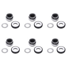 6X 12mm Coiled Spring Rubber Bellow Pump Mechanical Seal 301-12