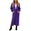 Women's Thin Type Stylish Cable Knit Cardigan with-Fuchsia M 1