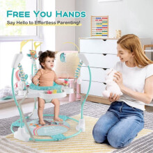 Babyactiviteitencentrum, 3 hoogtes, 360 draaibare zitting, muziek en verlichting