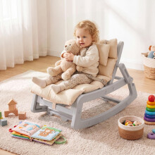 Babyschommelstoel, 2-in-1, verstelbare rugleuning in 4 standen