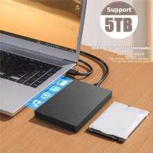 2.5-Inch USB 3.0 Hard Drive Box SSD Solid-State External Laptop Serial Port External Metal Hard Drive Box