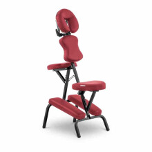 Silla de masaje ajustable, plegable, transportable, profesional (estructura: acero, revestimiento: PVC, capacidad: 130)