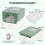 Small Pet Home Set (2-Piece) – Foldable 4-Panel Pet Gate & Green Cat Litter Box 8