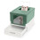 Small Pet Home Set (2-Piece) – Foldable 4-Panel Pet Gate & Green Cat Litter Box 10