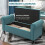 Vintage Velvet Bench with Storage Space, Green 6
