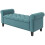 Vintage Velvet Bench with Storage Space, Green 2
