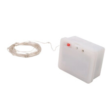 DIY Christmas Sound Sensor with LED String Decorative Lights Christmas Music Speaker for Party Xmas Tree Deco Colorful