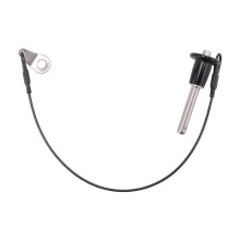 Stainless Steel Quick Release Pin 6mm Diameter Locking Pin with Push Button Lanyard Cable Usable Length 25mm