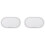 Patch de Grosse Caisse, Accessoires pour Instruments de Percussion de TêTe de Batterie, Patchs de Grosse Caisse Blanc 10 X 18 Cm 1