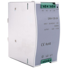 DRH-120-24 Alimentatore Switching 380AC 120W Interruttore di Alimentazione Industriale su Guida DIN A Uscita Singola 24V