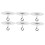 6Pcs Adhesive Ceiling Hooks for Popcorn Concrete Textured Ceiling Wall Surface, No Drilling Self Adhesive Ceiling Hooks 1