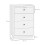 Commode met 7 lades, moderne opbergkast 5