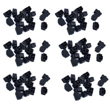 100 Tapas Protectoras Antipolvo RJ45 para Puertos Ethernet, Portátiles, Ordenadores y Enrutadores, Fáciles de Instalar