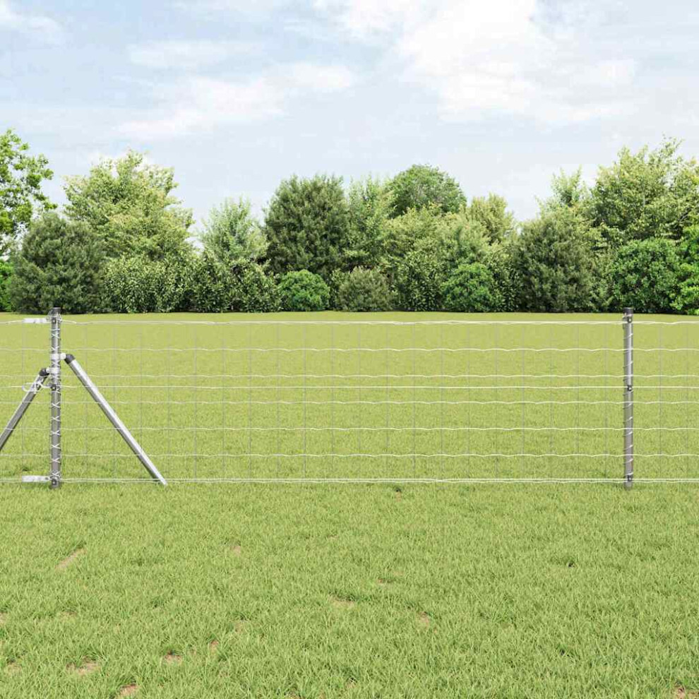 Vidaxl Euro Fence 0.6 X 10 M Pvc-Coated Iron