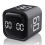 Square Timer,Rotation Timer,5/10/30/60 Minutes and Custom Countdown,Productivity Timer,For Tasks,Work,Study(Black) 1