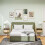 Wall Mounted Bedside Table Set, 2 Pieces, Natural Finish 3