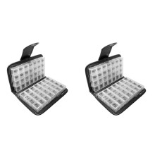 2X 14-Tage-Pillenbox Reiseorganisator Dosis Medizin Tablette Aufbewahrungsbehälter Box Täglicher Pillenorganisator Vitamin Organizer