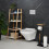 Toiletstoel van bamboe en ijzer 3
