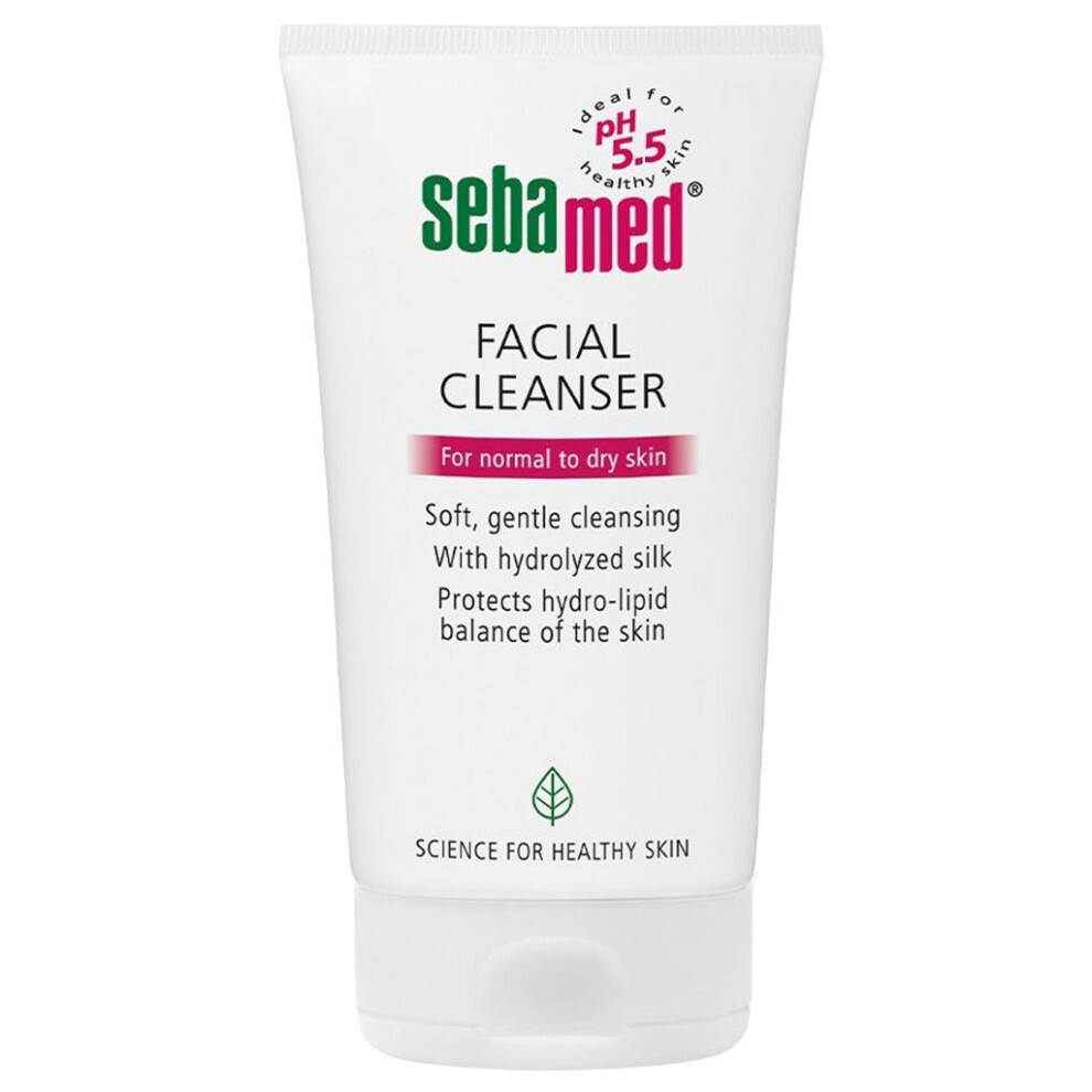 Sebamed Facial Cleanser For Normal To Dry Skin | Hydrates with Panthenol, Allantoin, And Pentavitin - 150ml
