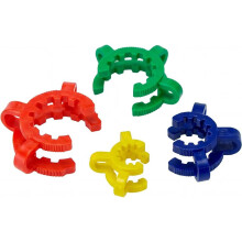 8 PCS Plastic Joint Clips, 14mm 19mm 24mm 29mm Keck Clamps for Glass Standard Conical Interface Joint, 4 Sizes 4 Colors
