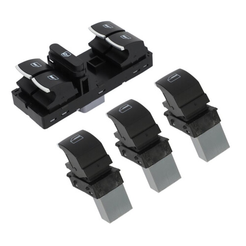4Pcs Power Window Control  Button Set for   MK5 6   B6  Rabbit  5ND959857 5ND959855