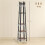 4 Tier Coat Rack with 8 Hooks and Storage Shelves Brown 5