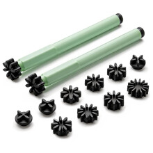 Ensemble D'Outils de Peinture sur Pierre Dot - 2 Stylos de Dotting Mandala avec 10 Pointes Interchangeables pour L'Art sur Pierre, les DIYs, la