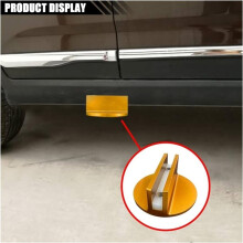 2PCS Universal Magnetic Jack Pad,Slotted Aluminum Grooved Pad Jack Puck Pinch, for Most Cars SUVs Trucks