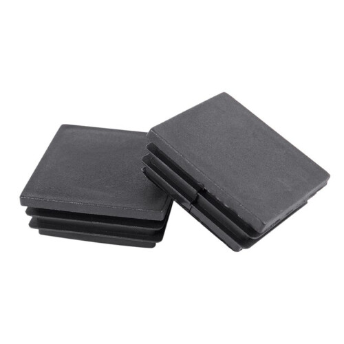 50mm x 50mm Plastic Square End Blind Plugs Cap Pipe Inserts 60Pcs 2