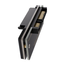 512-Sector 29PinSAS-to-SATA3.0 Adapter Board Supports 2.5"/3.5" Desktop Drives 6Gbps with 7pin Extension Cable