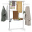 Foldable 3 Tier Clothes Drying Rack Silver White 1