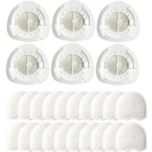 6 Pack Replacement HME Cartridges & 20 Pack Filters for Humidx F20,Cartridges Humi DX F20 for Airmini CPAP Machines