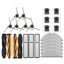 Pour les Aspirateurs Robots pour D20 Pro / D20 Pro / RLD43SA / RLD43SD Brosse Principale Brosse Latérale Filtre Mop Sac à Poussière