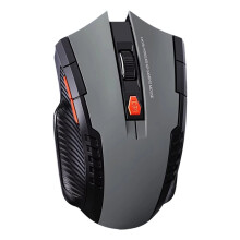 Dual Mode BT&2.4G Draadloze Stille Gaming Muis, Ergonomische 6 Knoppen Aanpasbare DPI Oplaadbare Gaming Muizen voor PC Laptop