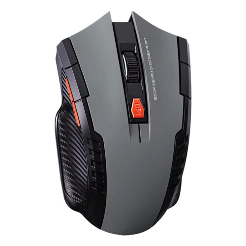 Mouse da Gioco Silenzioso Wireless Dual Mode BT&2.4G, Ergonomico con 6 Pulsanti e DPI Regolabile, per PC e Notebook