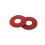 500PCS Red Motherboard Screw Insulating Fiber Washers 5