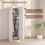Witte kledingkast met kledingstang en soft-close deur. 6