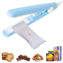Mini machine à sceller les aliments pour la maison et les voyages, plaque chauffante PTC améliorée pour une performance constante, form