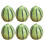Eease Lot de 6 mini pastèques miniatures, fausses pastèques, mini fruits factices 1