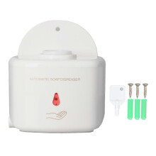Distributeur de savon mural intelligent à capteur infrarouge ABS pour hôtels et résidences hôtelières
