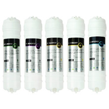 Cartucho de Purificador de Agua de 10 Pulgadas 5 Etapas Universal Filtro de Agua Reemplazo PP Algodón UDF CTO para Eliminación de Cloro