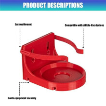 Space Saving Easy to Installation Convenient to Access First Aid Equipment Wall Mount Bracket with Mask Storage Slot